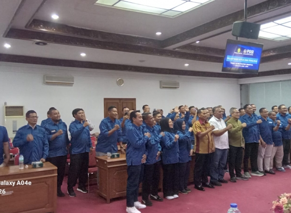 aris suharyanta dilantik jadi ketua askab pssi bantul 2026/2030