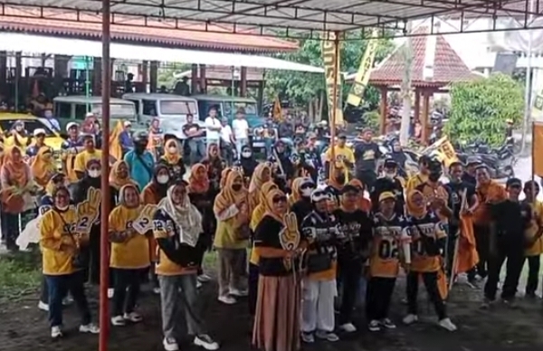 sugiyanti calon lurah baturetno banguntapan dongkrak pad untuk rakyat