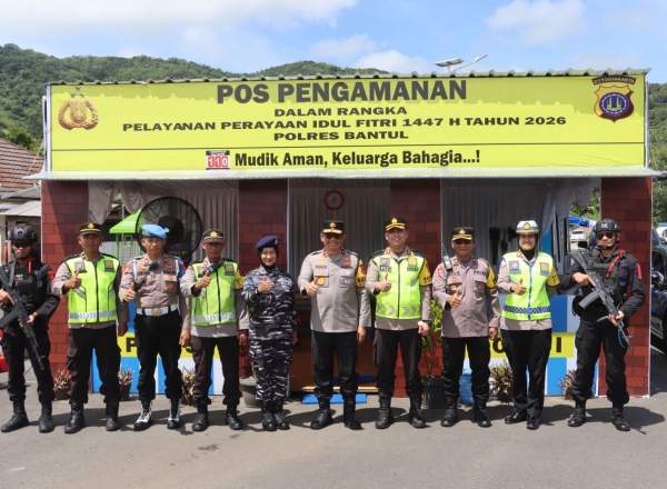 kantibmas selama lebaran 2026 bantul aman