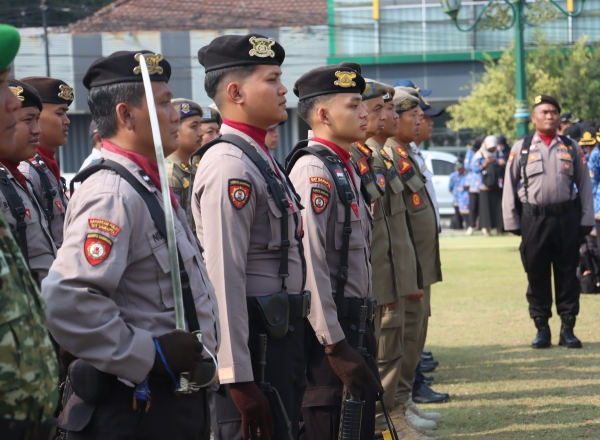 polres bantul gelar upacara hari kesaktian pancasila 2026 hikmat